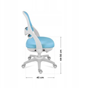 Fotel Obrotowy Dla Dzieci I Młodzieży Regulowany Mark Adler Junior 4.7 Blue 8