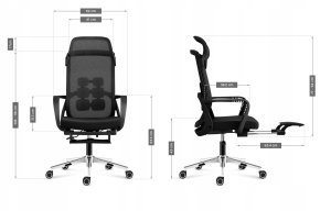 Krzesło biurowe Mark Adler Manager 3.6 Czarne 2