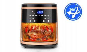 Frytkownica Beztłuszczowa Ava Gold 7L 1900W Air Fryer Xl Frytownica Lcd 7