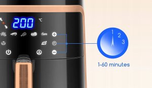 Frytkownica Beztłuszczowa Ava Gold 7L 1900W Air Fryer Xl Frytownica Lcd 10