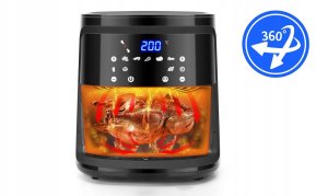 Frytkownica Frytownica Beztłuszczowa 1900W Aigostar Ava 7L Smart Wifi 6