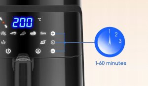 Frytkownica Frytownica Beztłuszczowa 1900W Aigostar Ava 7L Smart Wifi 9