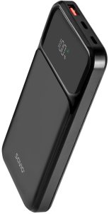 SAVIO BA-08 POWERBANK 10000 mAh, czarny 2