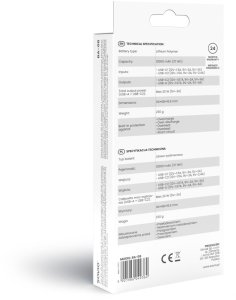 SAVIO BA-08 POWERBANK 10000 mAh, czarny 4