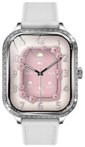 SMARTWATCH WATCH ZEGAREK AMOLED BLUETOOTH ROZMOWY MENU PL DAMSKI SMARTBAND MK88 19