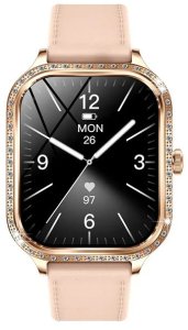 SMARTWATCH WATCH ZEGAREK AMOLED BLUETOOTH ROZMOWY MENU PL DAMSKI SMARTBAND MK88 16