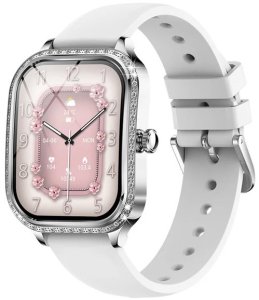 SMARTWATCH WATCH ZEGAREK AMOLED BLUETOOTH ROZMOWY MENU PL DAMSKI SMARTBAND MK88 17