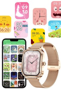 SMARTWATCH WATCH ZEGAREK AMOLED BLUETOOTH ROZMOWY MENU PL DAMSKI SMARTBAND MK88 3