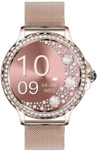 SMARTWATCH WATCH ZEGAREK AMOLED BLUETOOTH ROZMOWY MENU PL DAMSKI SMARTBAND NX19 14