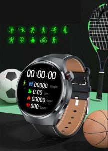 SMARTWATCH ZEGAREK SMARTBAND MENU POLSKIE DAMSKI ROZMOWY MĘSKI SMART WATCH WATCH 4 PRO 6
