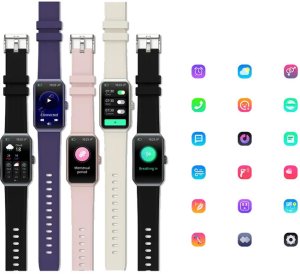 SMARTWATCH ZEGAREK WATCH AMOLED BLUETOOTH SMARTBAND SPORTOWY MENU PL DAMSKI R11 4