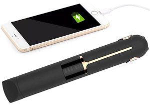 Prostownica do włosów ceramiczna lcd 2w1 regulacja temperatury power bank 2