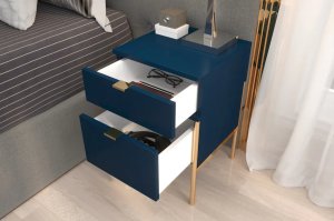 Szafka nocna POLKA granatowa SKANDICA 6