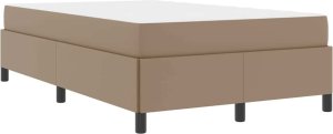 vidaXL Rama łóżka z materacem Cappuccino 120 x 190 cm 2
