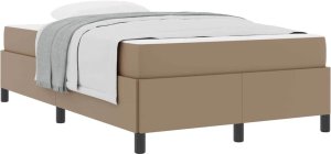 vidaXL Rama łóżka z materacem Cappuccino 120 x 190 cm 3