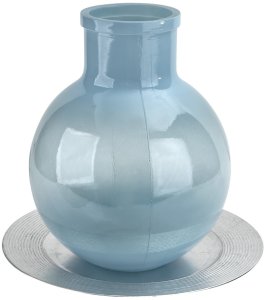 Wazon szklany 31 cm niebieski 5126c San Miguel 5