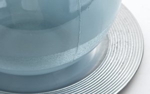 Wazon szklany 31 cm niebieski 5126c San Miguel 6