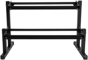 Stojak na hantle 2-poziomowy Step UNDERFIT regulowana szerokość 350 kg 4