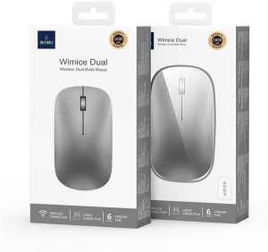 Mysz WiWU - Bezprzewodowa mysz komputerowa WiMiCE Dual Mode WM110 - szara 3