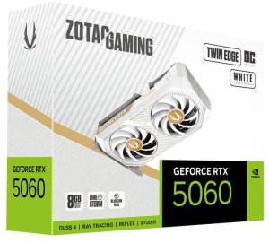 ZOTAC GAMING GEFORCE RTX 5060 Twin Edge OC White 8GB GDDR7 3xDP 1xHDMI 7