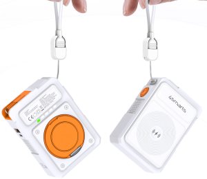 Ładowarka hybrydowa 4smarts 6w1 USB-C/USB-A PD 22.5W z powerbankiem 10 000 mAh, ładowanie indukcyjne Qi, kabel USB-C, biały 6