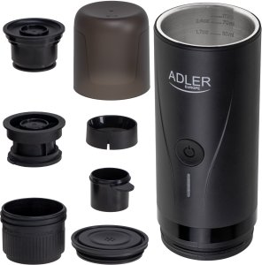 Ekspres na kapsułki Adler Przenośny elektryczny ekspres ciśnieniowy do kawy - 20 bar - USB  (AD 4400) 5