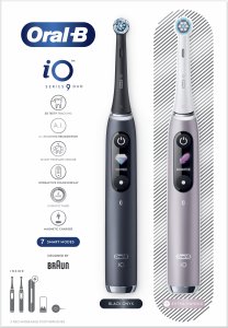 Szczoteczka Oral-B iO Series 9 Duo 2 szt. Black Onyx/Rose Quartz 2