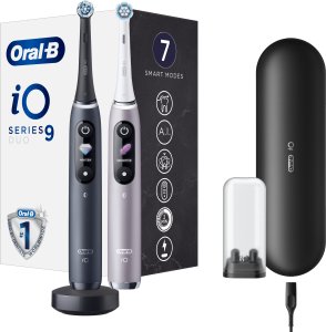 Szczoteczka Oral-B iO Series 9 Duo 2 szt. Black Onyx/Rose Quartz 8