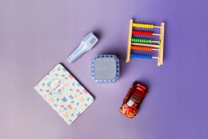 PowerLocus Bluetooth Speaker Karaoke Kids Blue/Pur 6