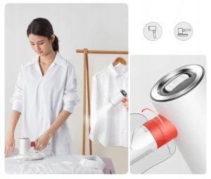 Parownica do ubrań Deerma Przenośne Żelazko Parowe Steamer 2W1 Hs200 7
