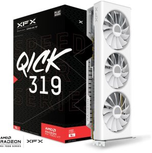 RX 7800 XT 16GB XFX QICK319 Core GAMING GDDR6 3 Fan white 1