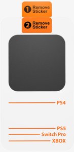 Spigen Mount Wall Stands 2 Pack, white - Playstation / XBOX / Nintendo Switch Pro controllers 16