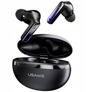 Słuchawki Usams Słuchawki Bluetooth USAMS Echo* E02 TWS ANC+ENC bezprzewodowe czarny 2