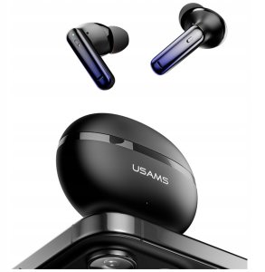 Słuchawki Usams Słuchawki Bluetooth USAMS Echo* E02 TWS ANC+ENC bezprzewodowe czarny 4