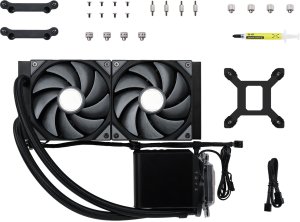 TRYX PANORAMA 240 Procesor Zestaw do chłodzenia płynami 12 cm Czarny 1 szt. 5