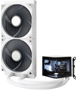 Chłodzenie wodne TRYX PANORAMA 280 Procesor Zestaw do chłodzenia płynami 14 cm Biały 1 szt. 2