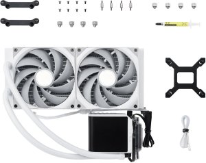 Chłodzenie wodne TRYX PANORAMA 280 Procesor Zestaw do chłodzenia płynami 14 cm Biały 1 szt. 5