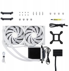 TRYX PANORAMA Komplett-Wasserkühlung, ARGB - 280 mm, weiß 5