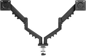 Uchwyt na dwa monitory ( zestaw z podstawką na laptop ) Tracer Double Armflex 2