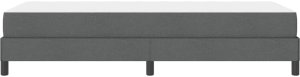 vidaXL Łóżko sprężynowe Inny ciemno szary 80 x 200 cm tkanina 8