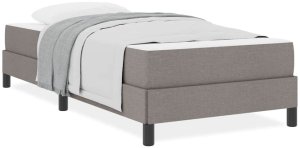 vidaXL Łóżko sprężynowe Inny Ciemnoszary 80 x 200 cm tkanina 4