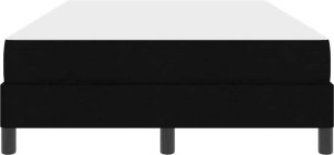 vidaXL Łóżko sprężynowe Inny Czarny 120 x 200 cm tkanina 7