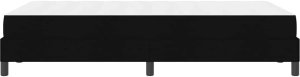 vidaXL Łóżko sprężynowe Inny Czarny 120 x 200 cm tkanina 8