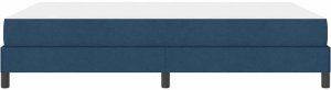vidaXL Łóżko sprężynowe Inny Niebieski 140 x 200 cm tkanina 8