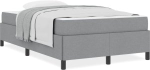 vidaXL Łóżko sprężynowe Jasnoszary, Czarny 120 x 190 cm 4