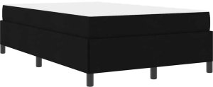 vidaXL Łóżko sprężynowe Czarny, Czarny 120 x 200 cm 2