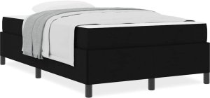 vidaXL Łóżko sprężynowe Czarny, Czarny 120 x 200 cm 4