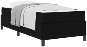 vidaXL Łóżko sprężynowe Czarny, Czarny 100 x 200 cm 3