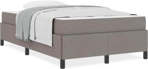 vidaXL Łóżko sprężynowe Taupe, Czarny 120 x 190 cm 4