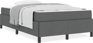 vidaXL Łóżko sprężynowe Ciemnoszary, Czarny 120 x 200 cm 4